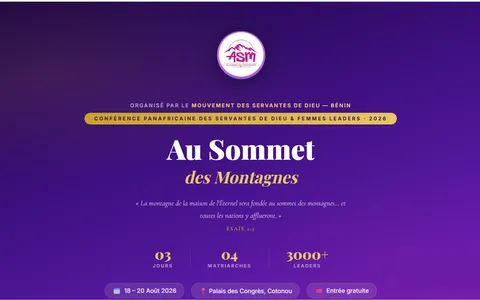 Au Sommet des Montagnes 2026